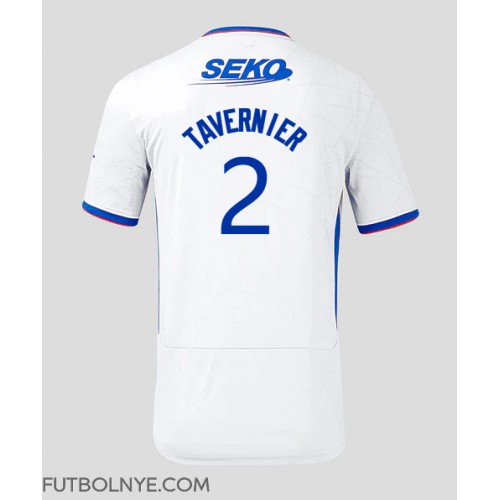 Camiseta Rangers James Tavernier #2 Visitante Equipación 2024-25 manga corta